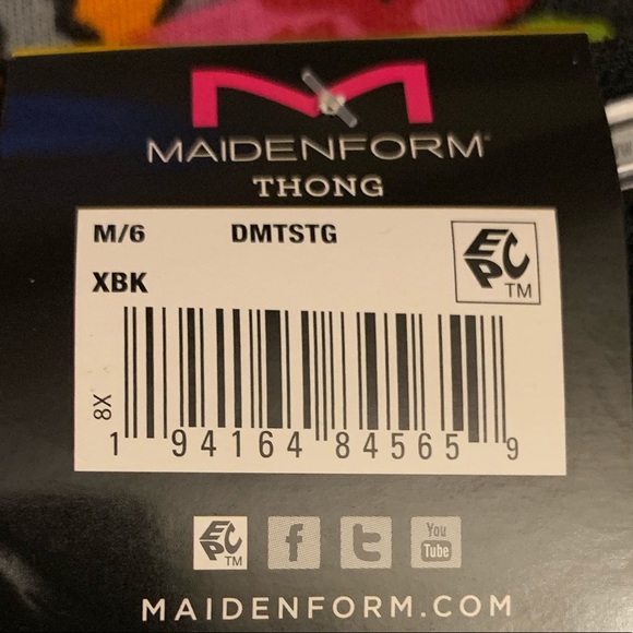 Maidenform Everyday Smooth Thong sz 6 - Picture 6 of 8